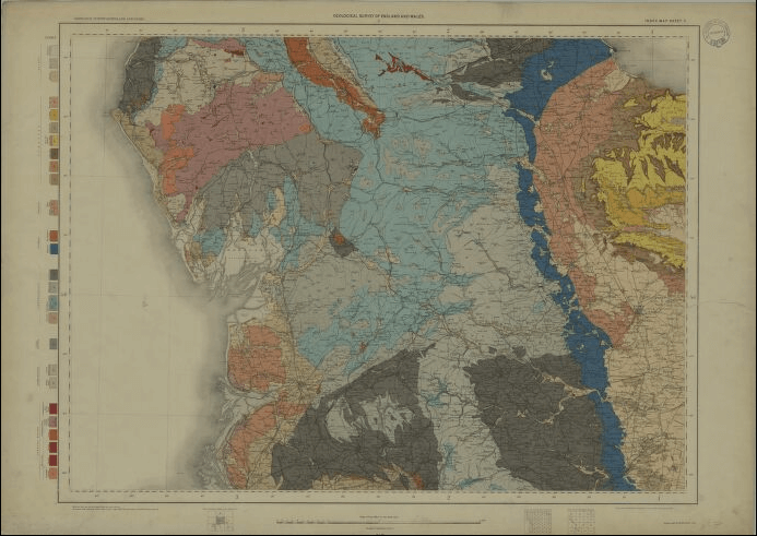 Quarter-inch geological map of England and Wales