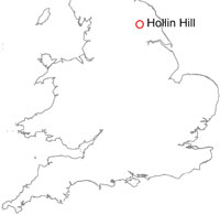 Hollin Hill, Yorkshire location map