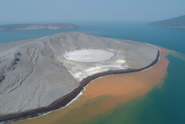 Drone imagery of Anak Krakatau