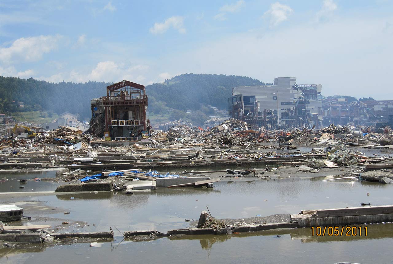Tsunami damage May 2011 - North Honshu Island