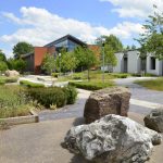 Geological walkway, BGS Keyworth. BGS © UKRI