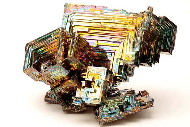 Bismuth (synthetic form). © BGS / UKRI
