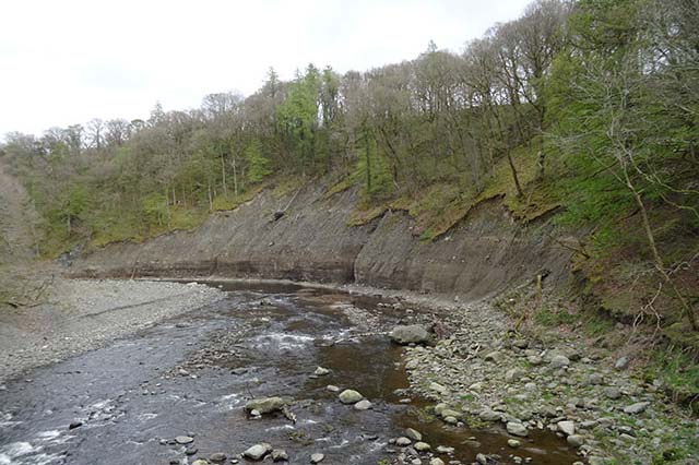 Bank erosion of the River Gretna, Cumbria’