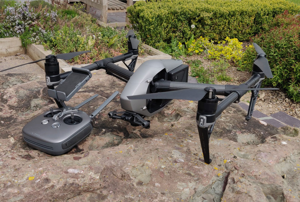 Inspire 2 drone, or unpiloted aerial system, used by BGS