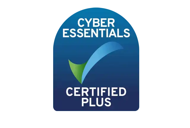Cyber Essentials Certified Plus logo.
